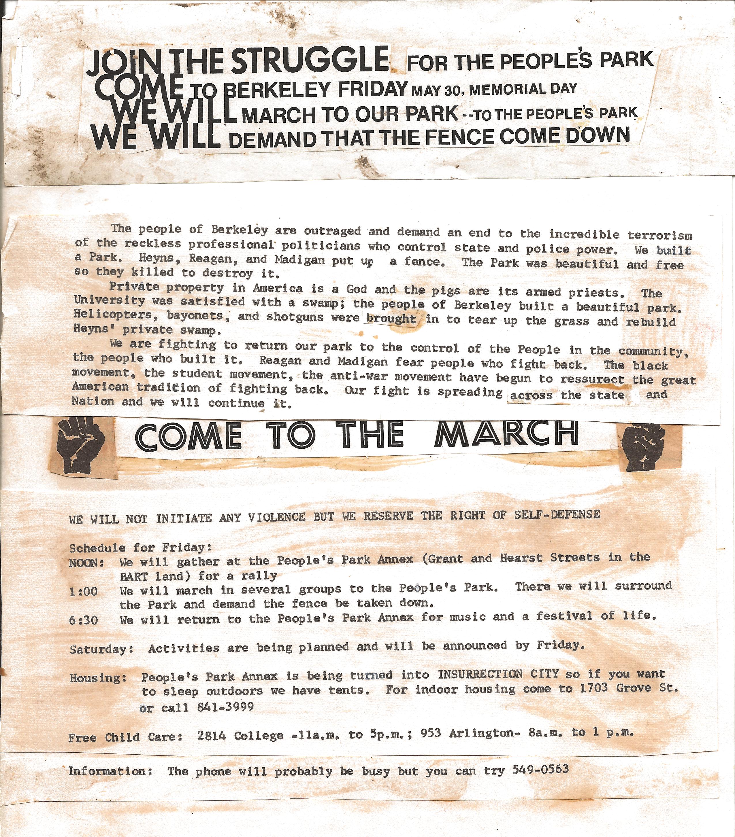 come to the march